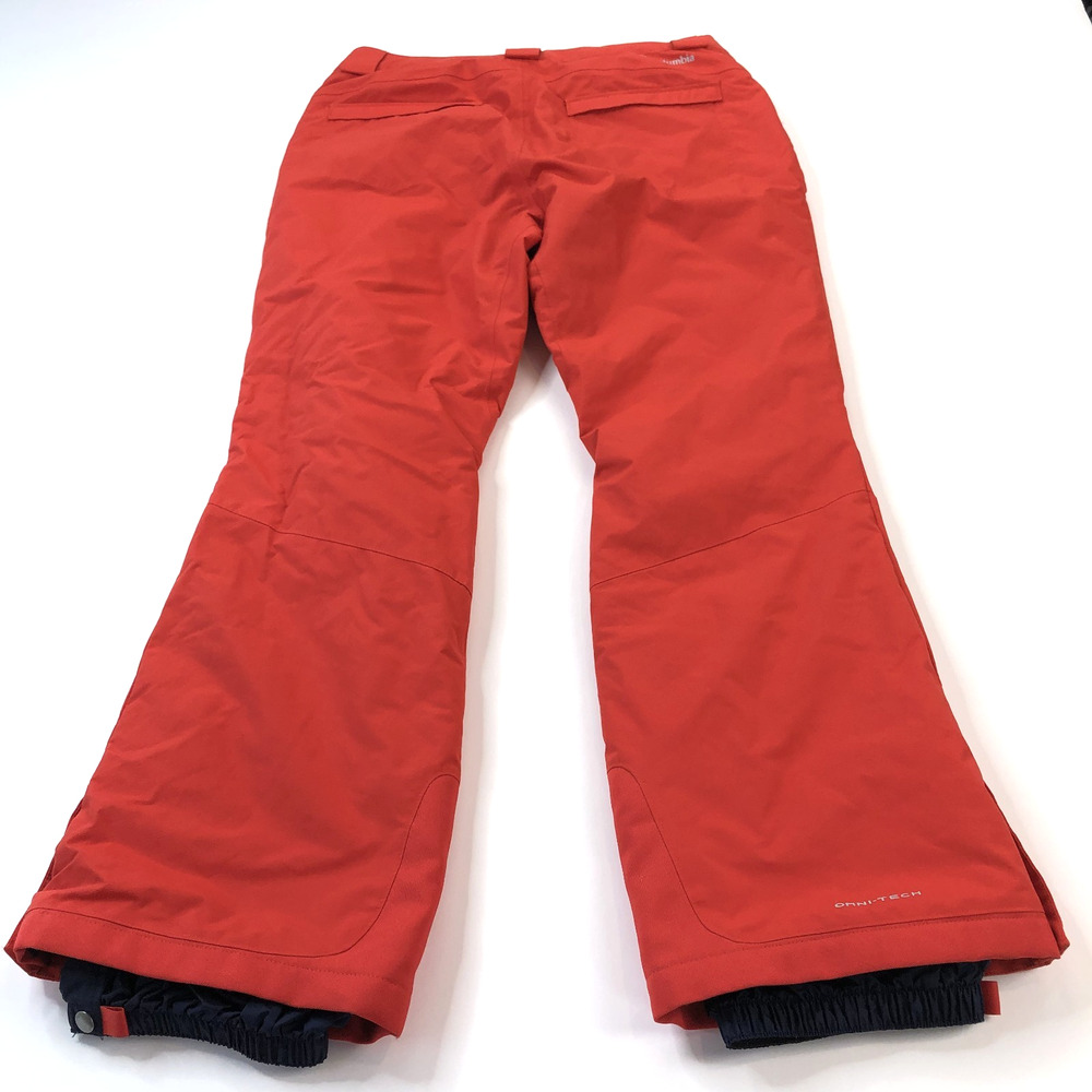 Columbia Pants Womens LG (Fit 36W 31L) Omni-Heat Insulated Snow Ski Orange MINT